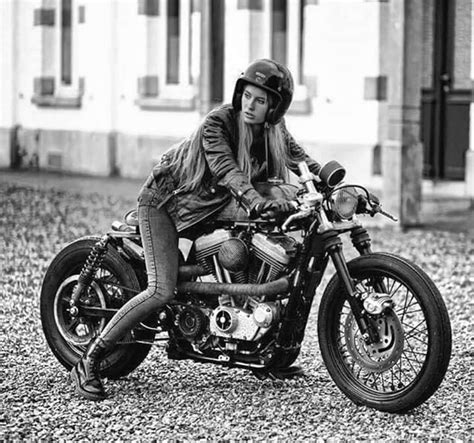 CafÉ Racer Girls January 2016 Cafe Racer Scrambler And Custom