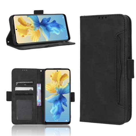 สำหรบ Infinix Hot X Skin Feel Calf Texture ชองเสยบการดซองใสโทรศพทหนง สดำ