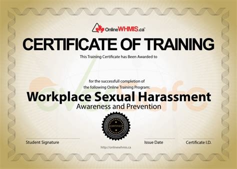 Workplace Sexual Harassment Online Course For Canadian Supervisors