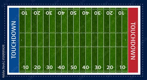 American football stadium vector illustration. Football field. Sport ...