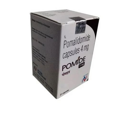 4mg Pomalidomide Capsules Oncology At Rs 6500 Bottle In New Delhi ID