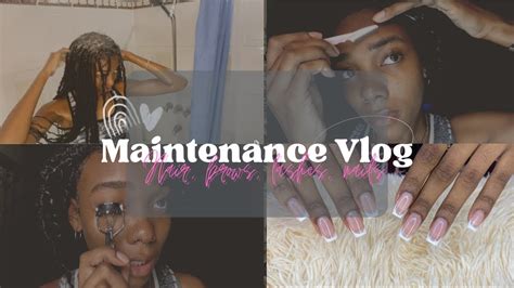 Maintenance Vlog Self Care Routine Washing And Retightening Locs