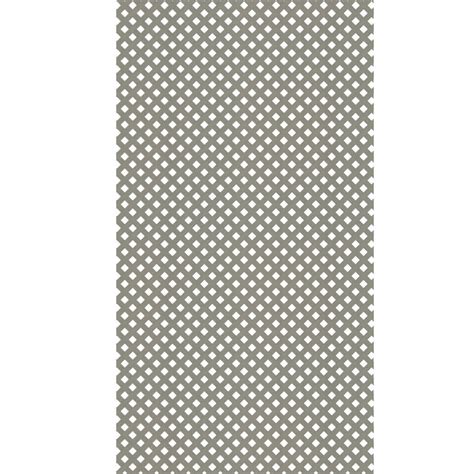 Veranda 4 Ft X 8 Ft Gray Nantucket Privacy Vinyl Lattice Panel 137997 The Home Depot