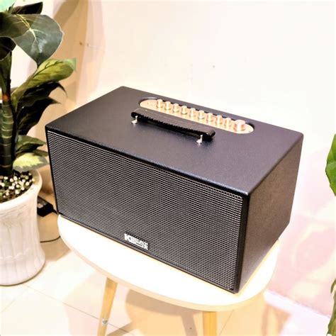 Loa karaoke mini Acnos CS447 tích hợp bass treble cho guistar