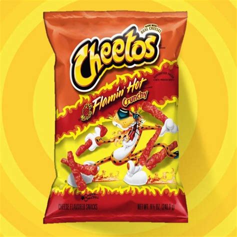 Cheetos Flamin Hot Crunchy Cheese Snack G USA Shopee Thailand
