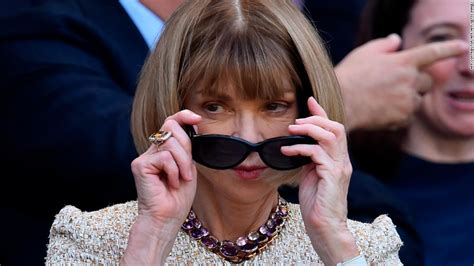 Anna Wintour on her emblematic sunglasses - CNN Video