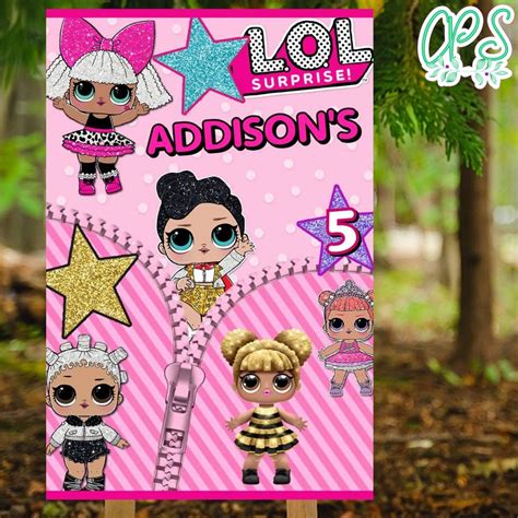 Lol Surprise Dolls Party Sign Digital File Printable DIY ...