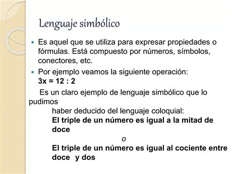 Lenguaje Coloquial Y Simbólico Ppt