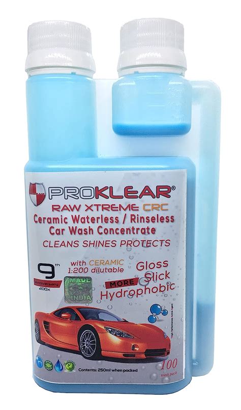 Proklear Raw Xtreme Crc Sio Hybrid Ceramic Waterless Wash Concentrate