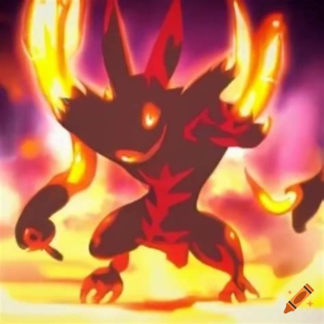 Infernape A Powerful Fire Type Pokemon On Craiyon