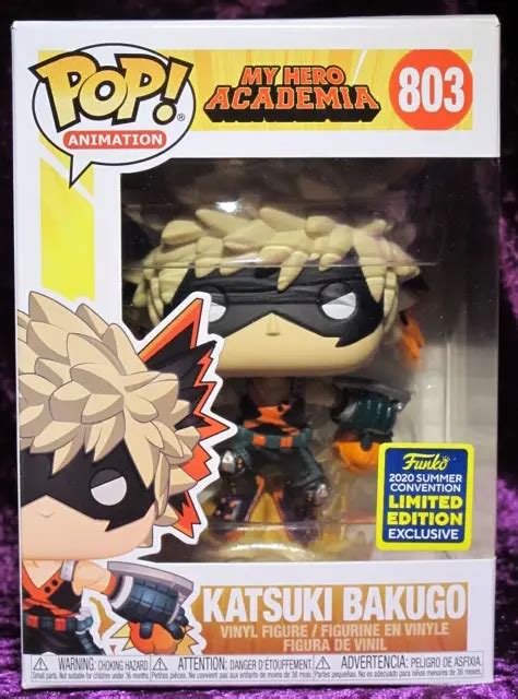 My Hero Academia Katsuki Bakugo Sdcc Funko Pop Vinyl New