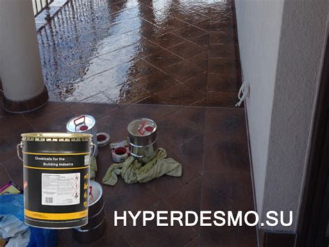 Прозрачная полиуретановая гидроизоляционная мастика Hyperdesmo T 2 л ...