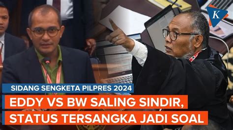 Drama Eddy Hiariej Vs Bw Soal Status Tersangka Di Sidang Mk Youtube