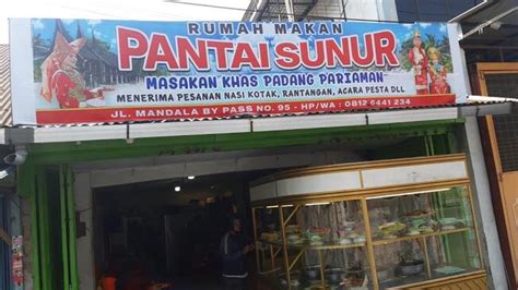 Carta Del Restaurante Rumah Makan Pantai Sunur Medan