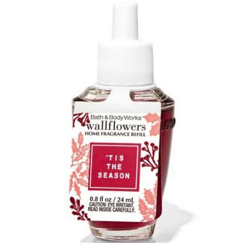 Promo Bath Body Works Bbw Tis The Season Wallflower Refill 24 Ml