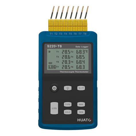 8 Channel Thermocouple Data Logger Temperature Recorder Industrial