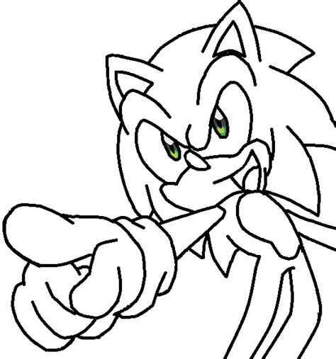 sonic line art by brianamcginnis on DeviantArt