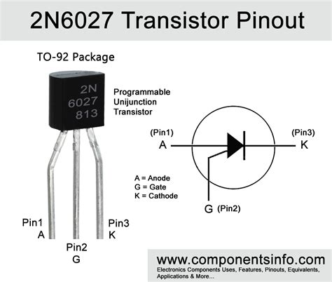 2N6027 Transistor Pinout Equivalent How And Where To Use It And Other