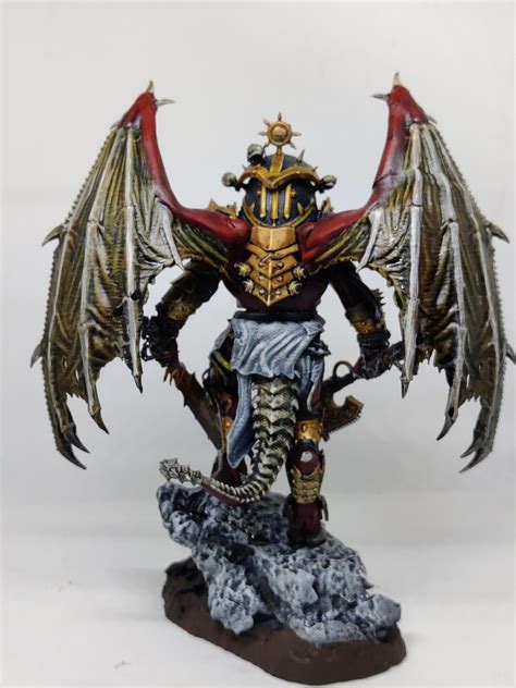 3d Printed The Daemon Primarch Angron • Made With Elegoo Saturn 2・cults