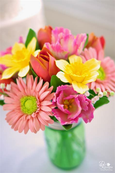 DK Designs: Spring Flower Arrangement