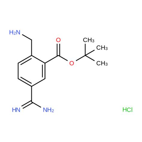 TERT BUTYL 2 AMINOMETHYL 5 CARBAMIMIDOYLBENZOATE HCL Ambeed