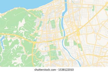 Printable Street Map Butuan Province Agusan Stock Vector Royalty Free