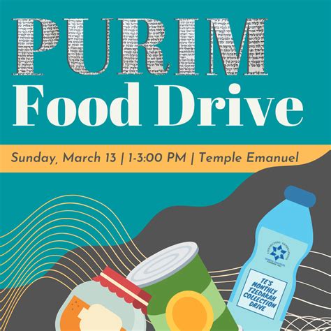 Purim Collection Drive TE GSO Connection