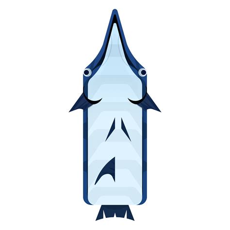 Flat needlefish for Myhailot's needlefish : r/deeeepioartworks