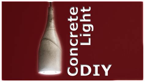 DIY Concrete Lamp / Concrete Pendant Light | D4u