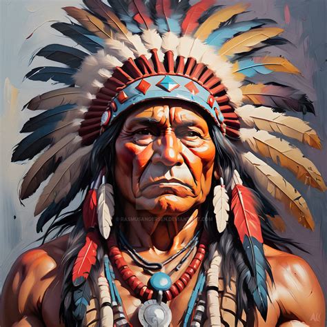 Indian chief by RasmusAndersen on DeviantArt