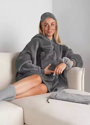 Cosy Hot Water Bottle 5 Piece Gift Set Kaleidoscope