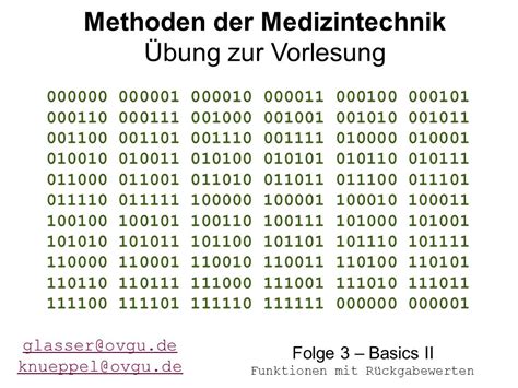 Methoden Der Medizintechnik Ppt Herunterladen