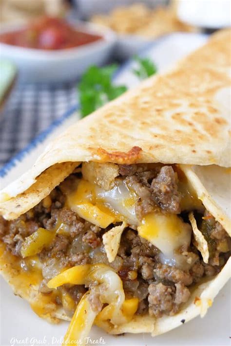 Cheesy Double Beef Burrito Taco Bell Copycat