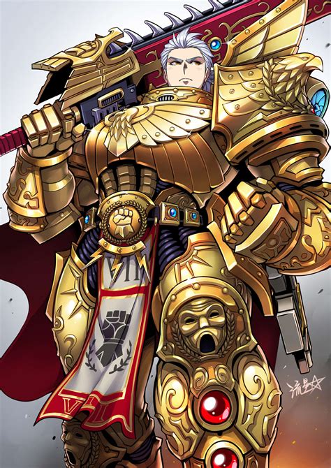 Rogal Dorn Art By Ryusei R 40k Gallery