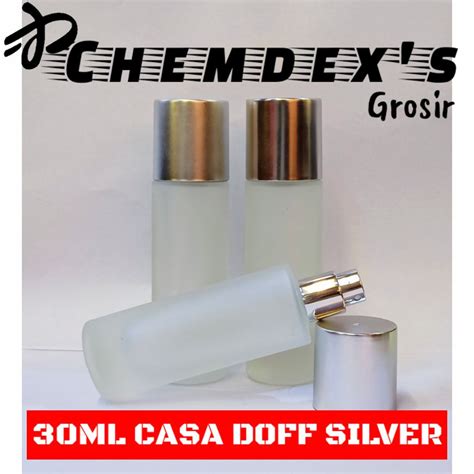 Jual BOTOL PARFUM CASA DOFF SILVER DRAT SPRAY 30ML Botol Parfum