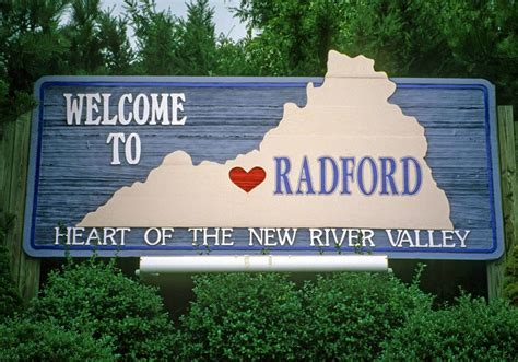 Geographically Yours Welcome: Radford, Virginia