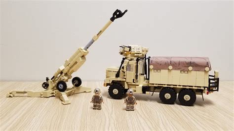 LEGO HOWITZER AND CARGO TRUCK BRICKMANIA CUSTOM LEGO KIT BKM8060