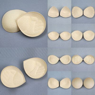 1 Pair Women Foam Push Up Bra Pads Insert Breast Enhancer Bikini Pad