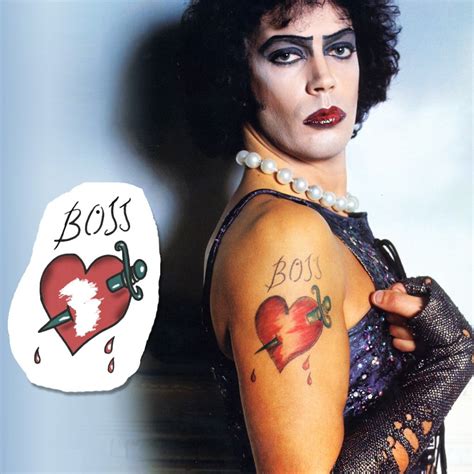 Rocky Horror Picture Show Temporary Tattoo Frank N Furter Etsy