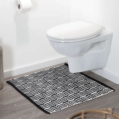 Tapis De WC Sealskin Bandra Black 60 X 60 Cm Doucheetbain