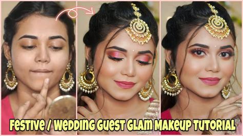 How To Do Festive Wedding Guest Makeup Durga Puja Navaratri Diwali