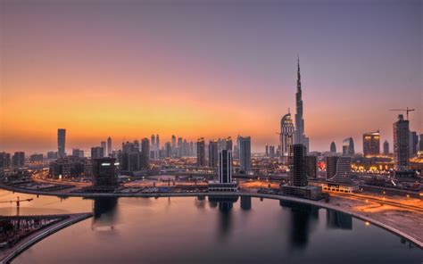 Hd Wallpaper Of Dubai S Stunning Burj Khalifa At Sunset