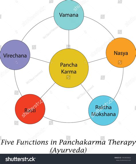 Illustration Infographique Du Graphique Ayurveda Panchakarma Image