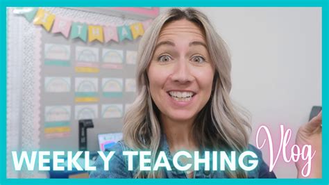 First Full Weekly Vlog Pre K Teacher Youtube