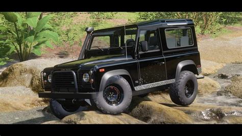 OFF ROADING 1997 LAND ROVER DEFENDER 90 FORZA HORIZON 5 GAMEPLAY