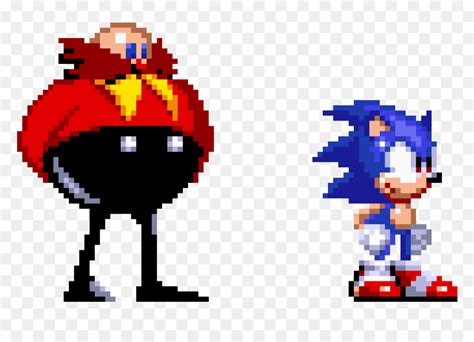 Sonic Mania Eggman Sprites Hd Png Download Vhv