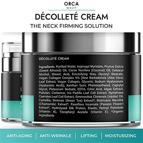 Orca Beauty Neck Firming Cream Tightening Lifting Sagging Skin Neck