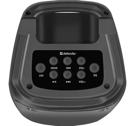 GŁOŚNIK DEFENDER BOOMER 20 BLUETOOTH 20W LED/BT/FM/USB/AUX/MIC