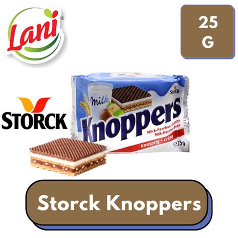 Jual Storck Knoppers 25g Crispy Milk Hazelnut Wafer Jakarta Barat