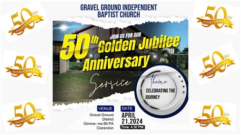 Gravel Ground Baptist Church 50th Anniversary Service Youtube